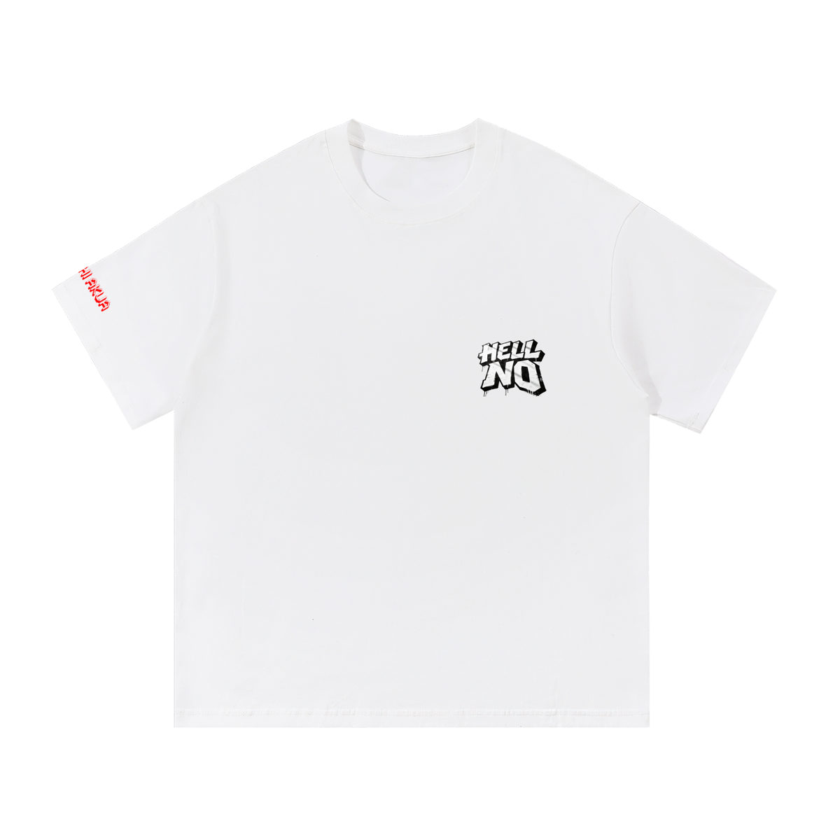 Hell No Sleeve Tee by Ho'okahi Akua, Hawaii faith streetwear