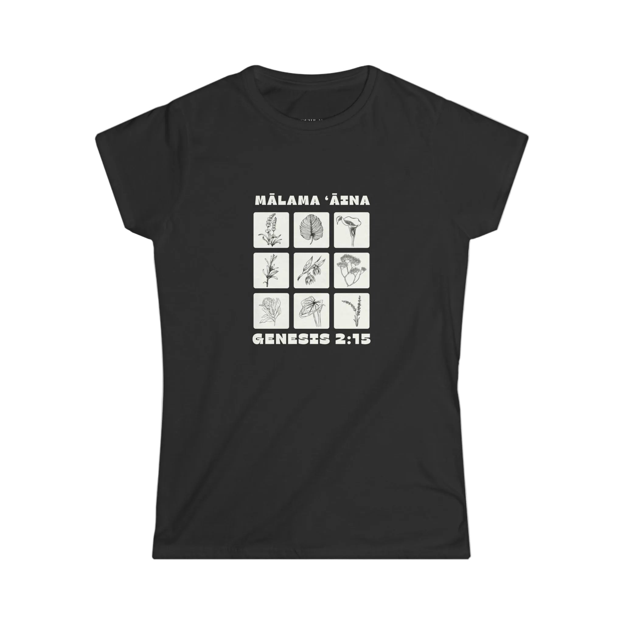 Mālama ʻĀina Womens Tee // Black