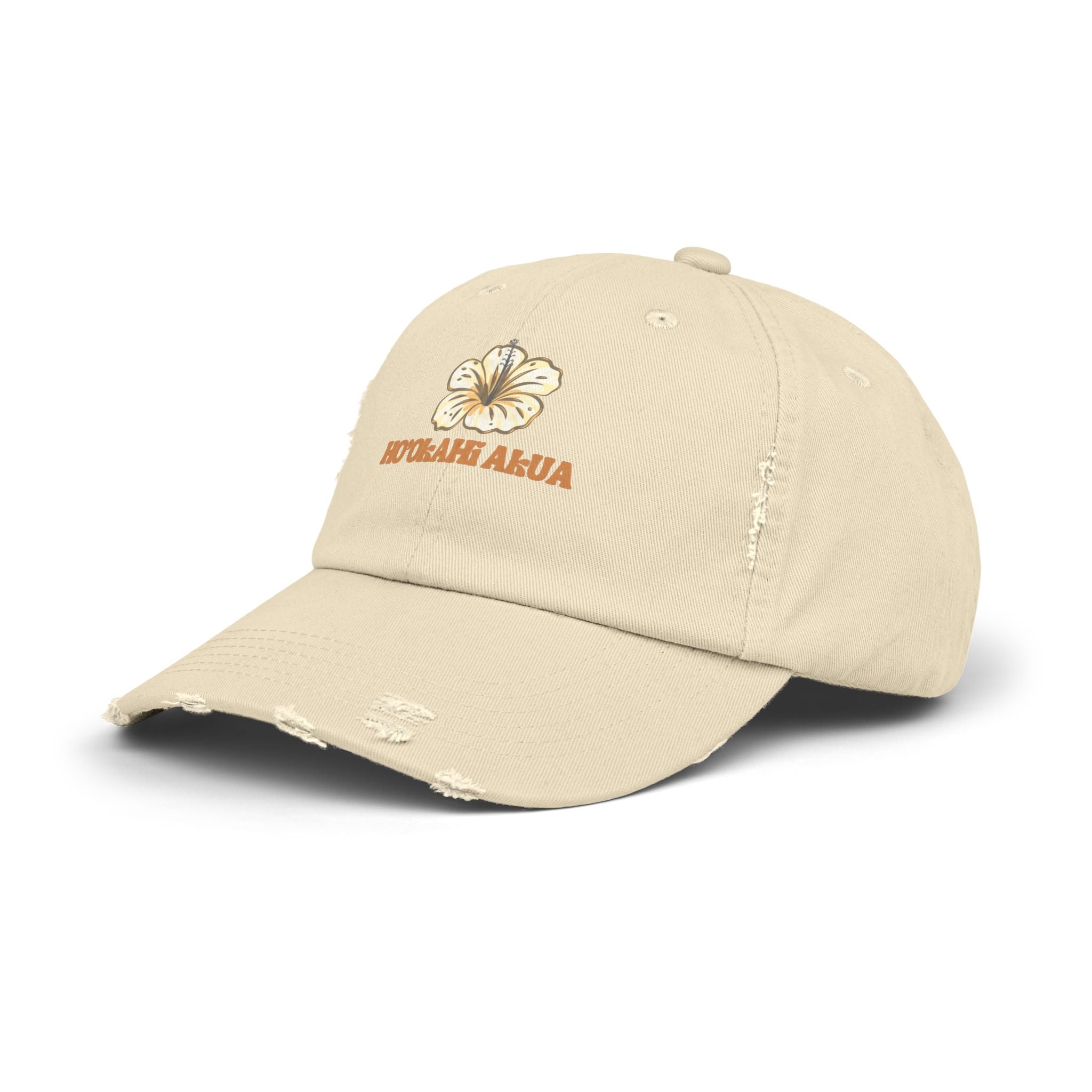 Pua Akua Distressed Cap // Stone
