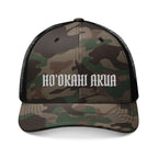 Trucker Hat Logo // Embroidered // Camo