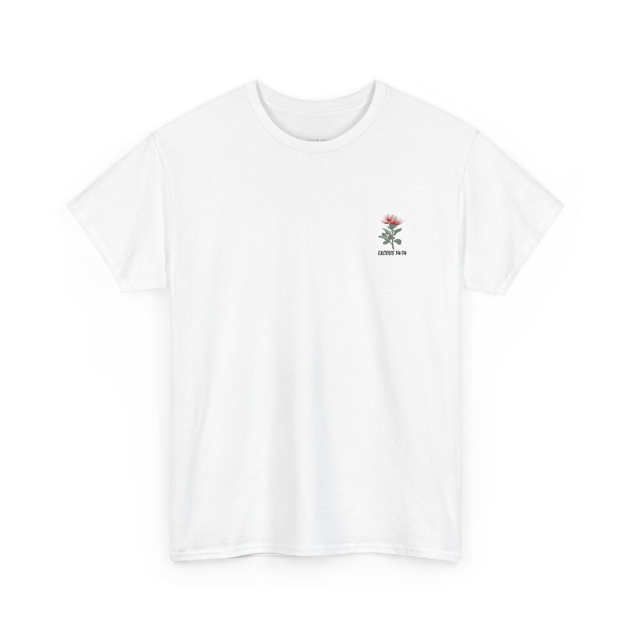 Exodus 14:14 Tee // White