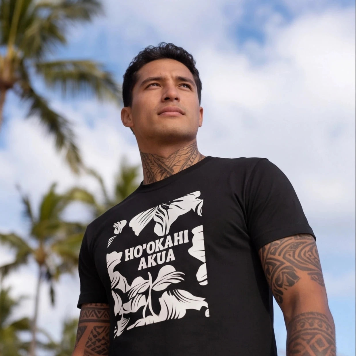Aka'awa Logo Tee // Black