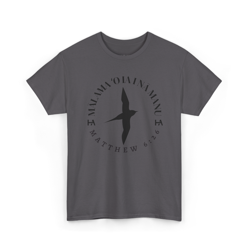 Matthew 6:26 Tee // Charcoal