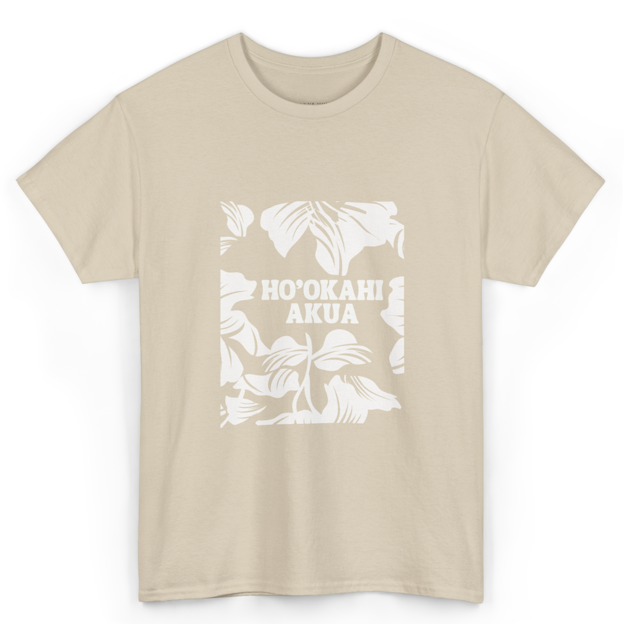 Aka'awa Logo Tee // Sand