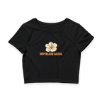 Pua Akua Crop Top // Black