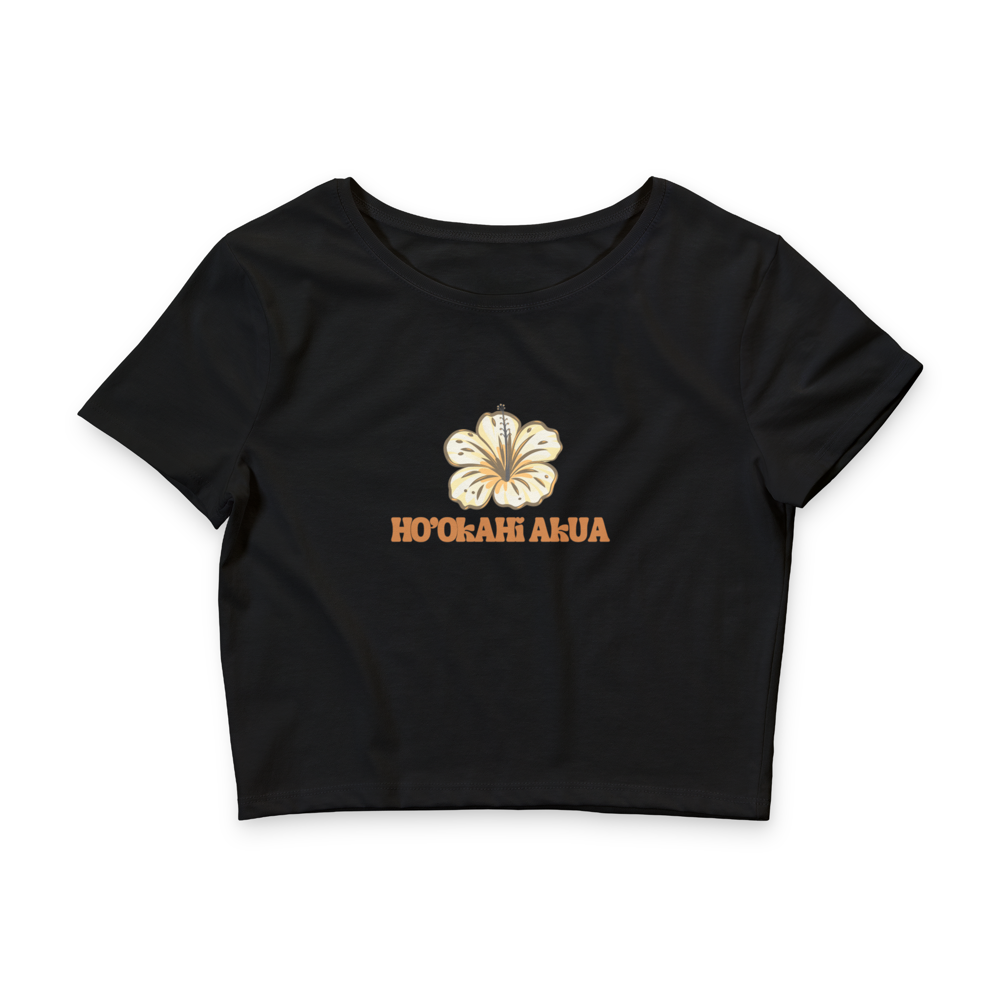 Pua Akua Crop Top // Black