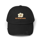 Pua Akua Distressed Cap // Black