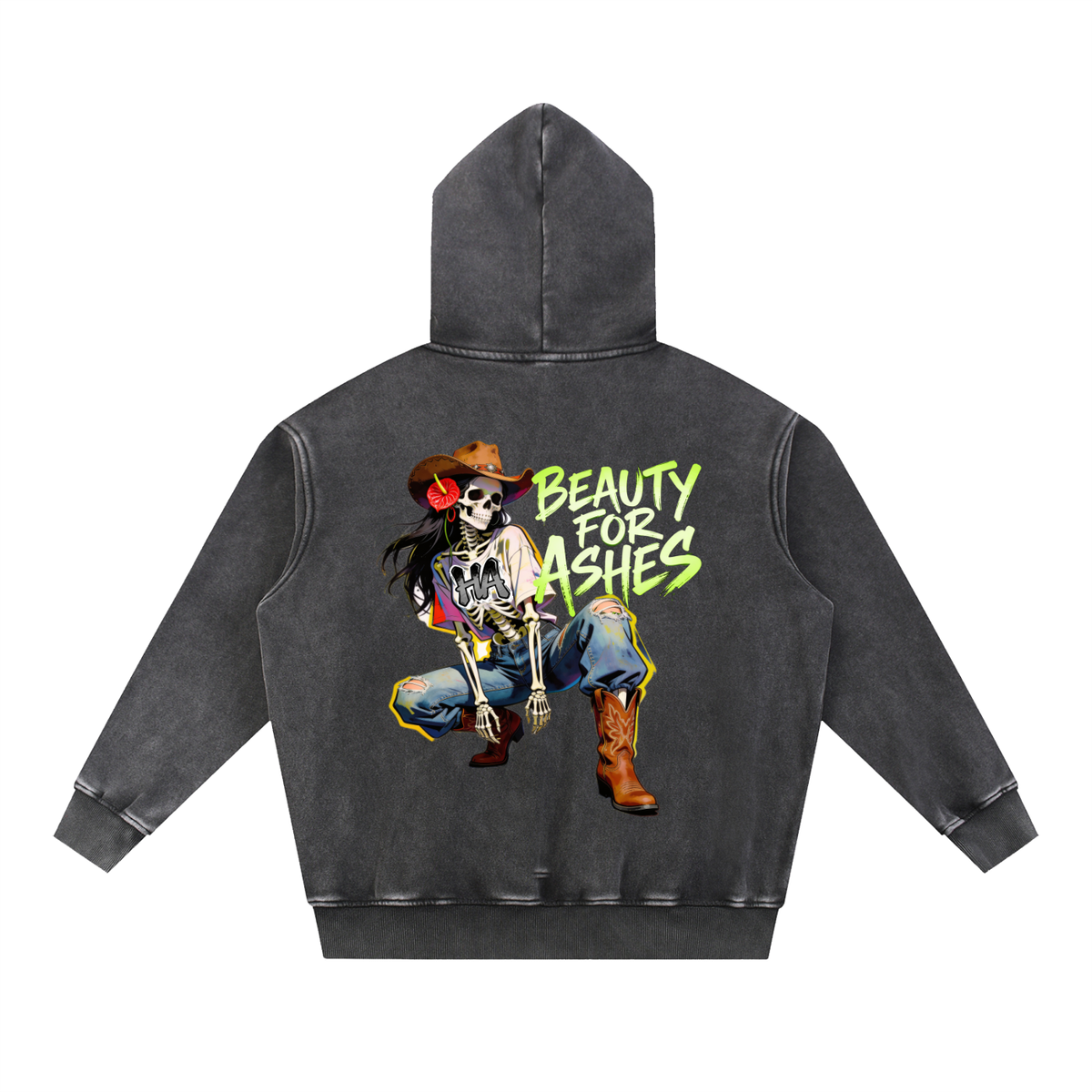Beauty for Ashes Snow Washed Hoodie