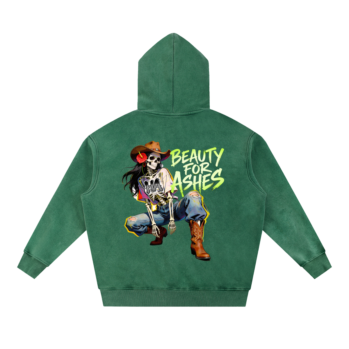 Beauty for Ashes Snow Washed Hoodie