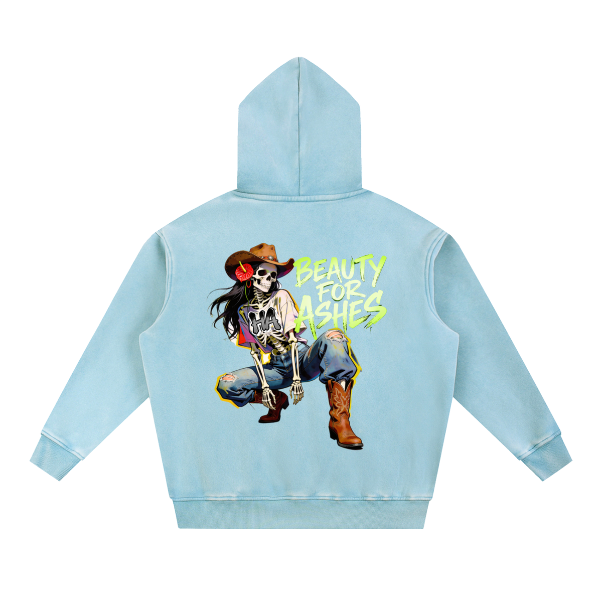 Beauty for Ashes Snow Washed Hoodie