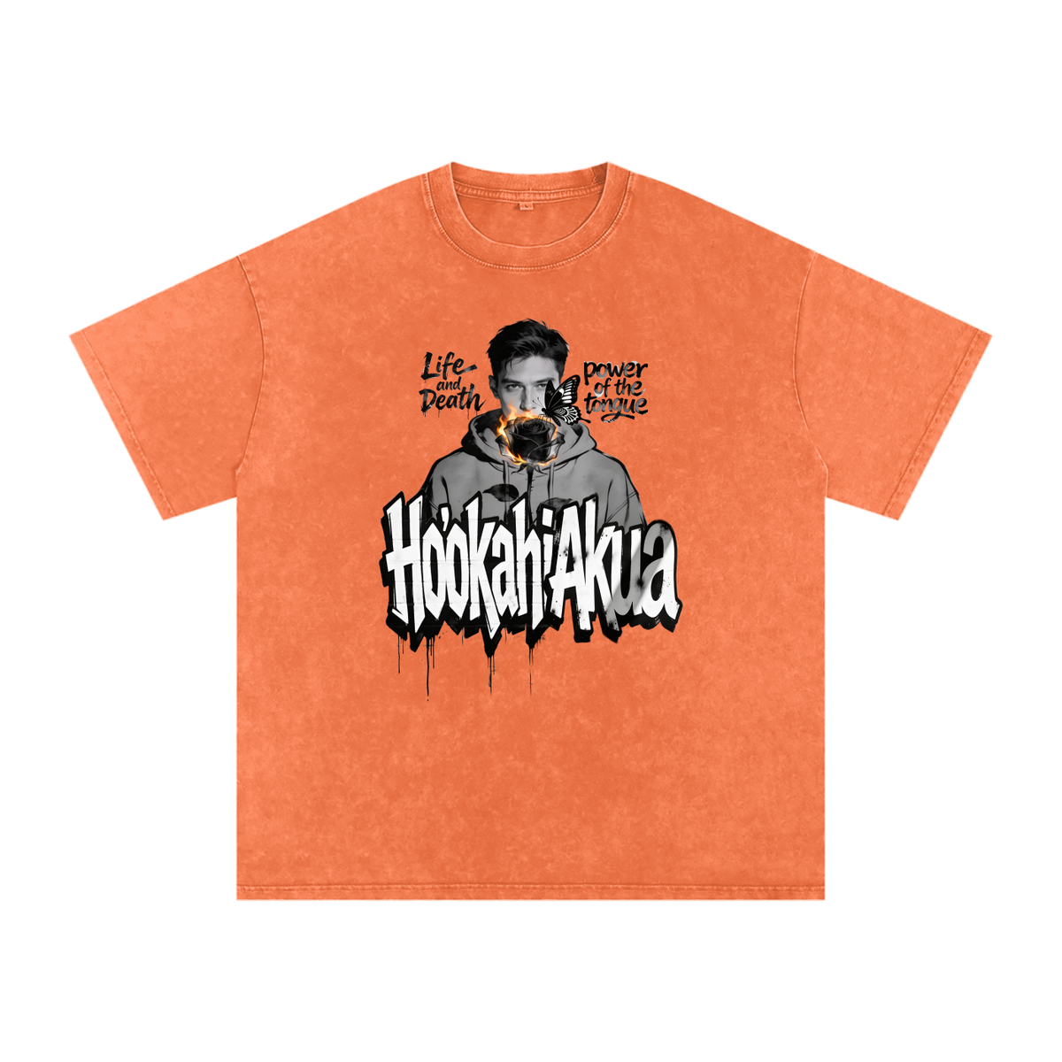 Power of the Tongue Snow Washed Tee