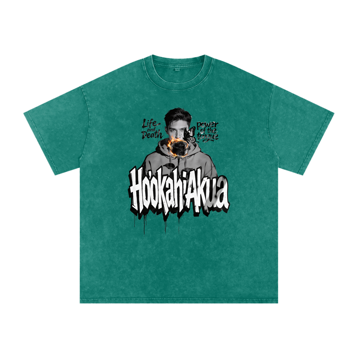 Power of the Tongue Snow Washed Tee