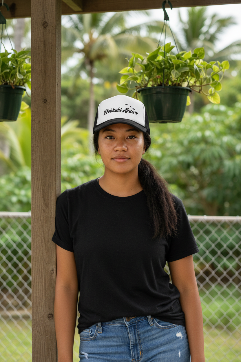 B&W Hat - Woman Lanai