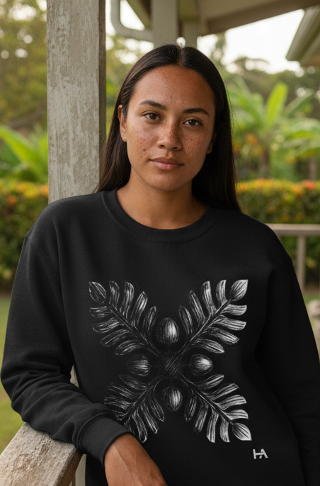 Black Crewneck Female - Railing