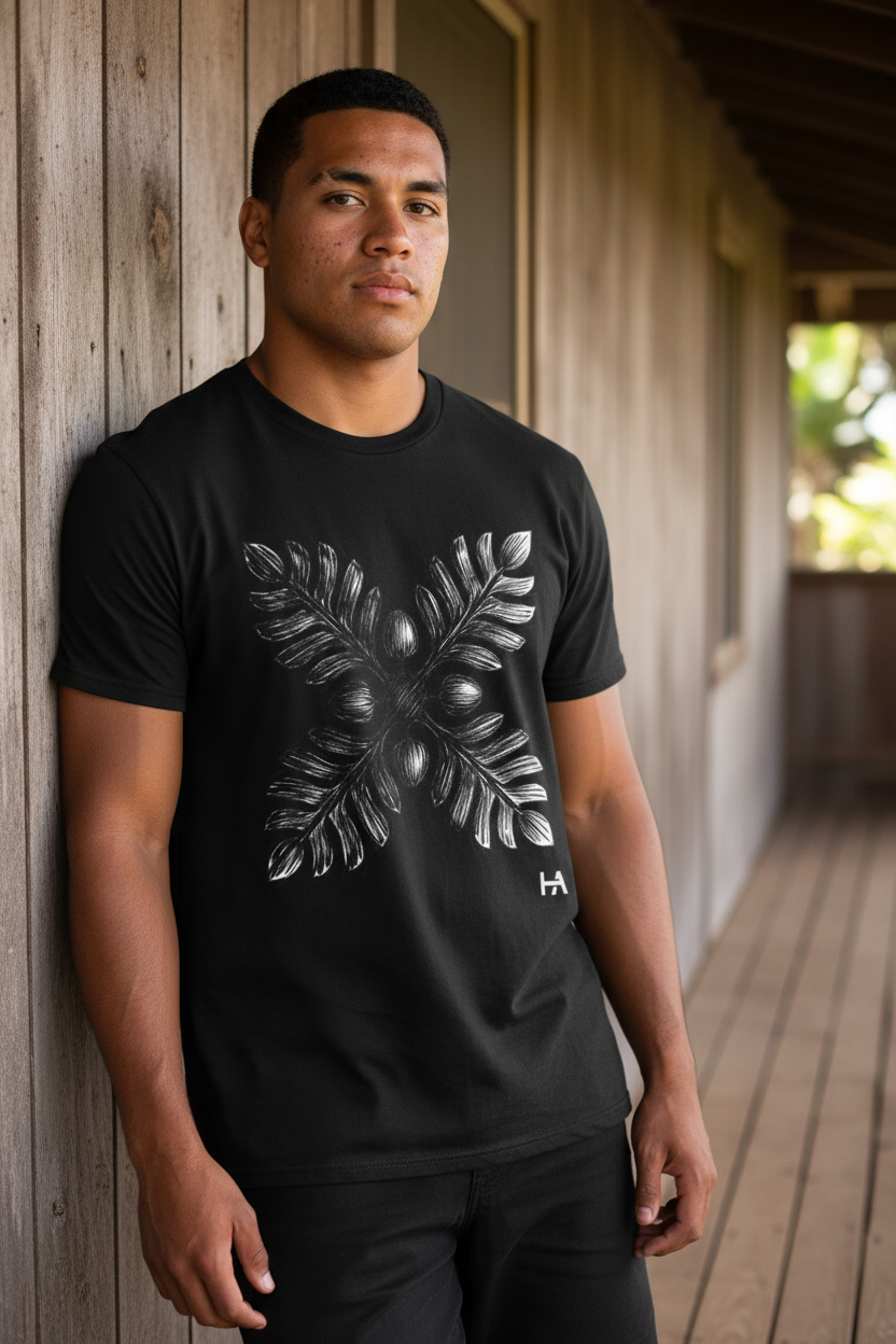 Black Tee Male Wall