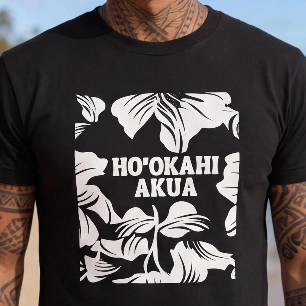 Aka'awa Logo Tee // Black