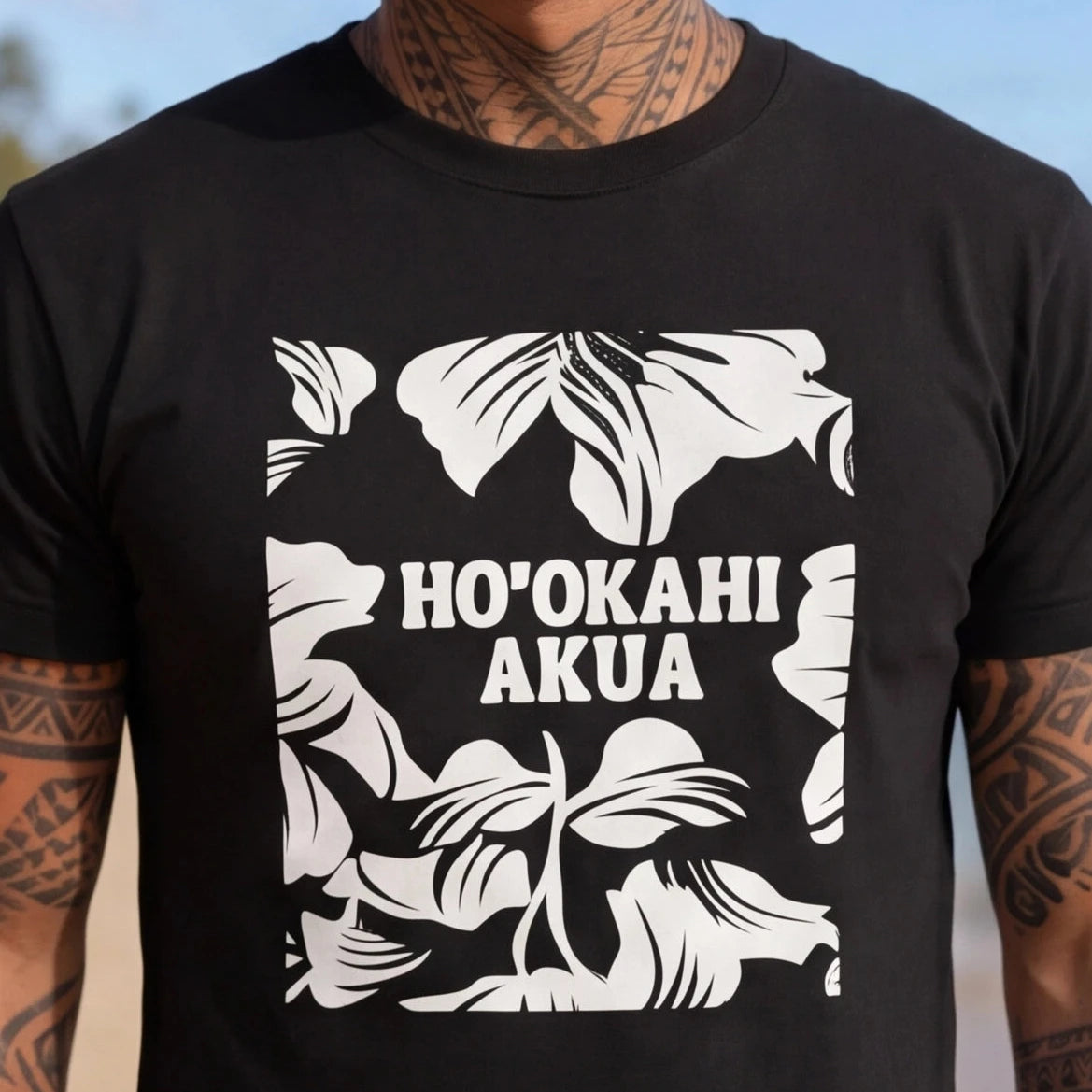 Aka'awa Logo Tee // Black