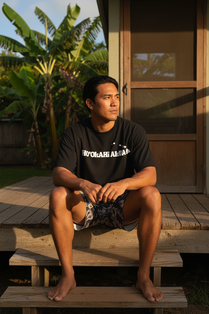 Founders Tee - Man Black Steps