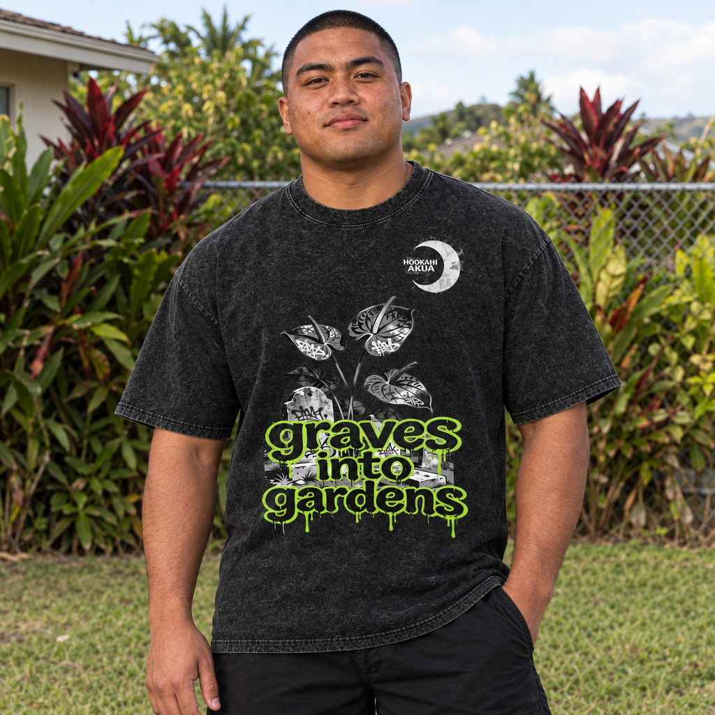 Graves into Gardens relaxed backyard pose