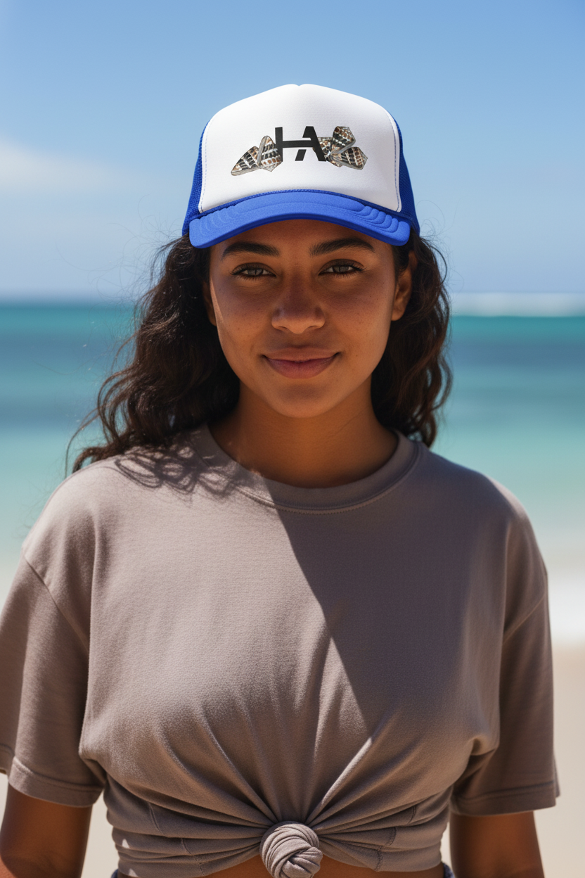 HA Hat - Blue Close
