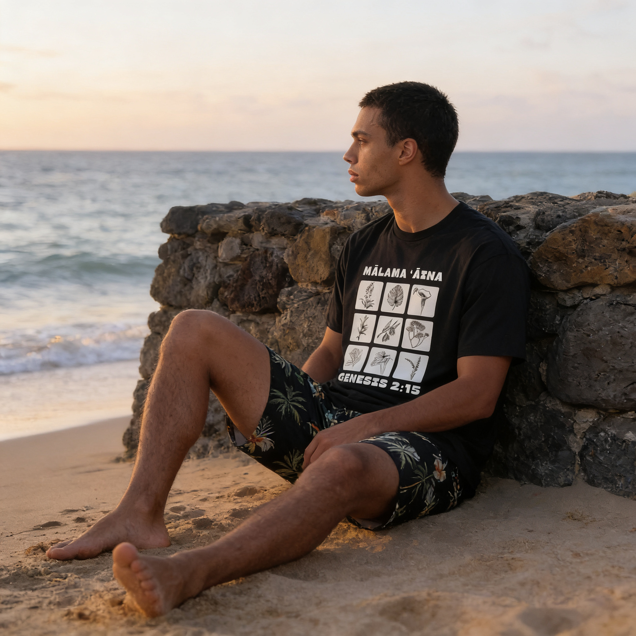 Mālama ʻĀina Tee // Black