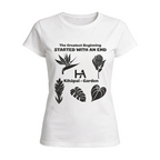 Kīhāpai Garden Women's Tee // White