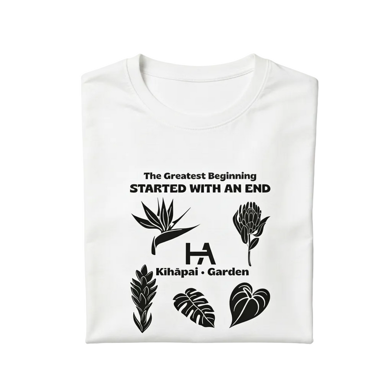Kīhāpai Garden Women's Tee // White