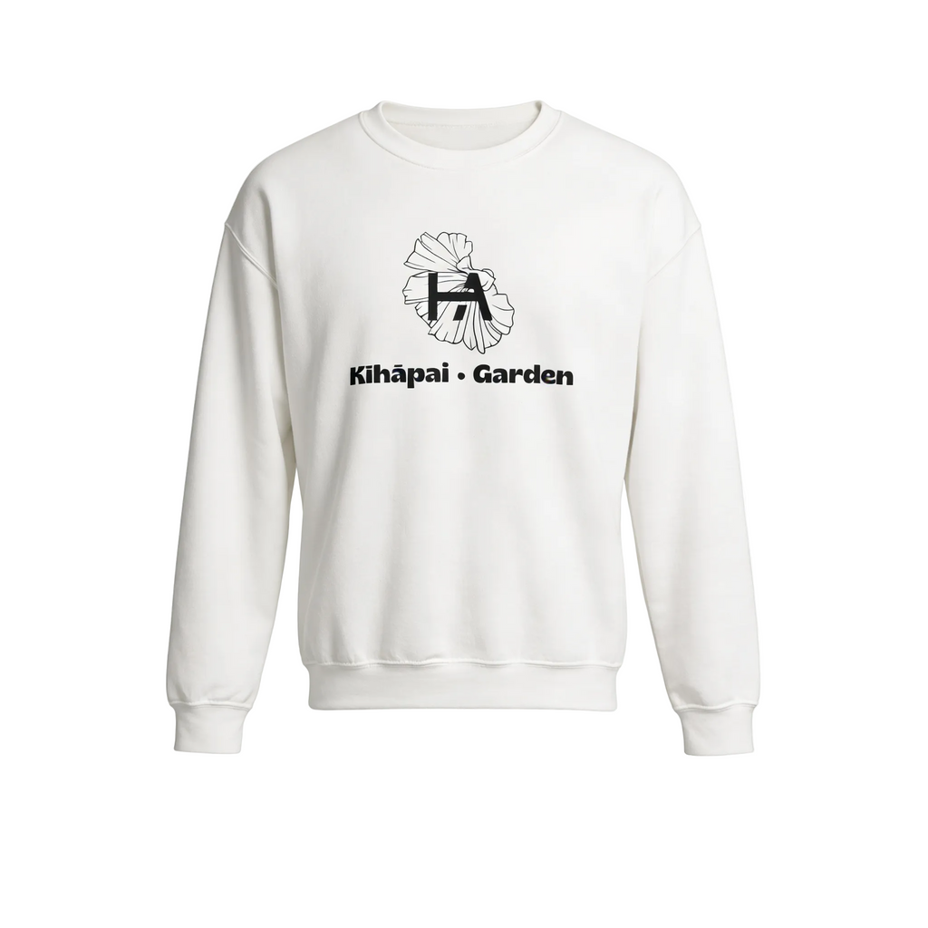 Kīhāpai Crewneck // White