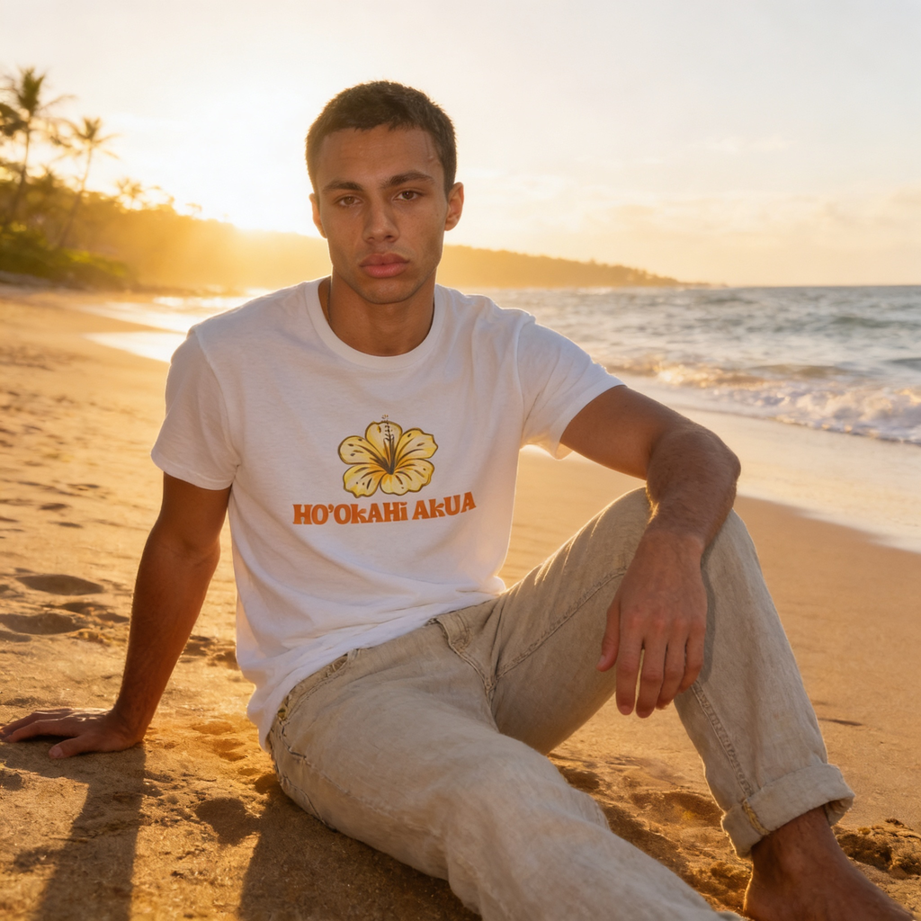 Pua Akua Tee // White