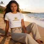 Pua Akua Crop Top // White