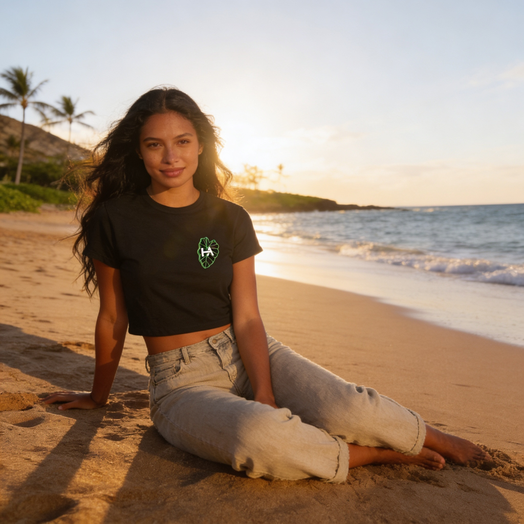 Kalo Crop Top // Black