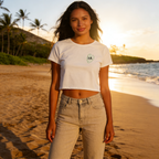 Kalo Crop Top // White
