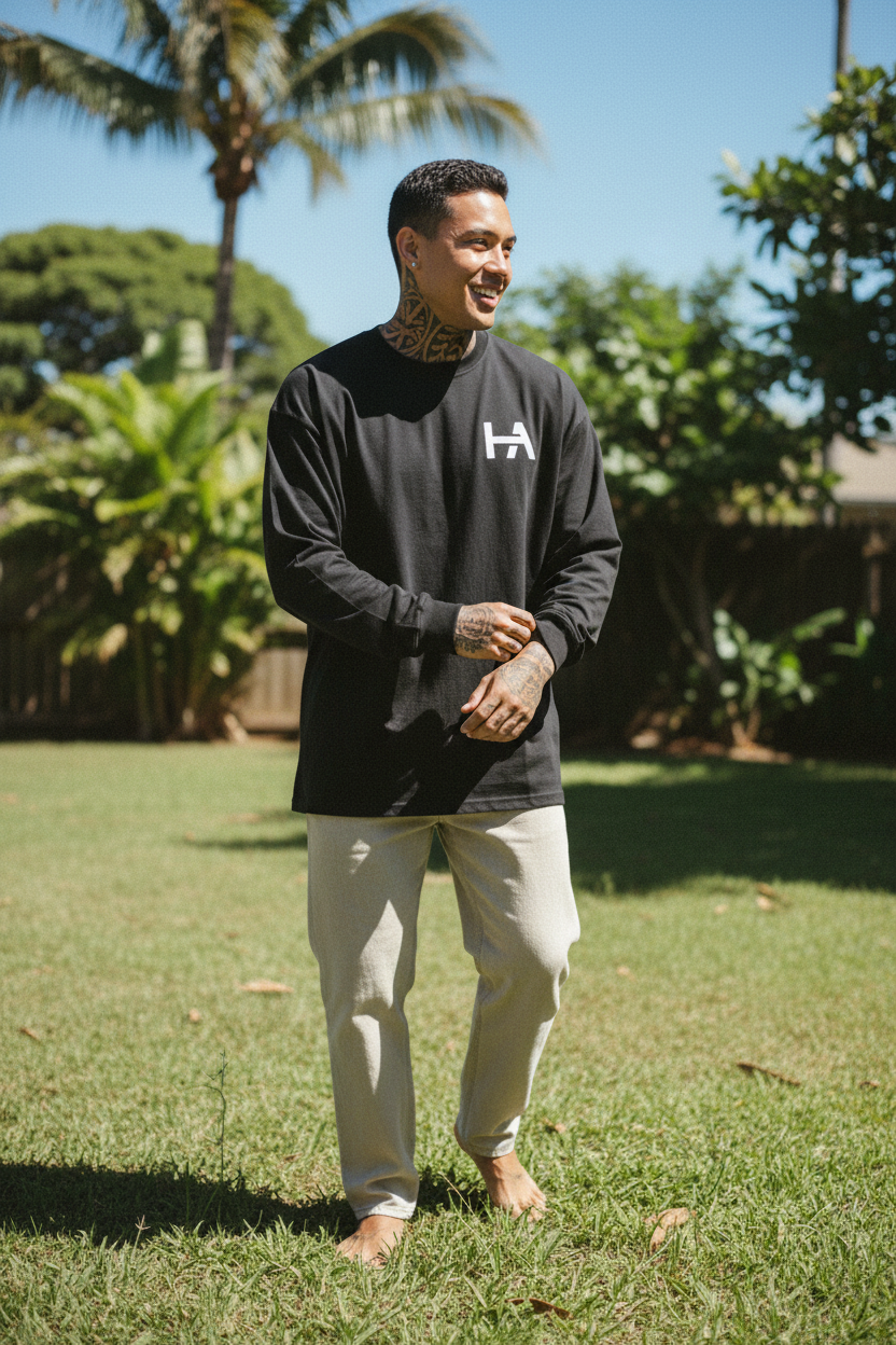 Male Solo - Black, Full Sleeves