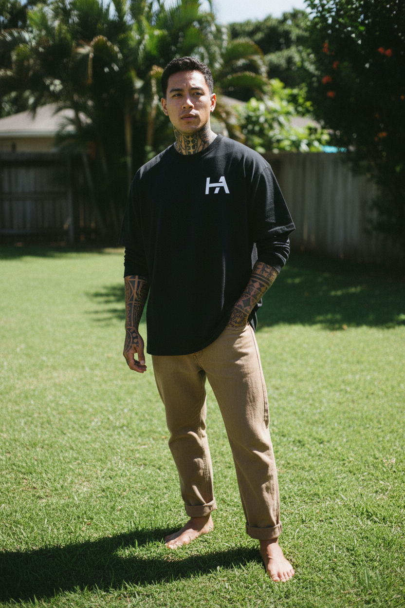 Male Solo - Black Long Sleeve