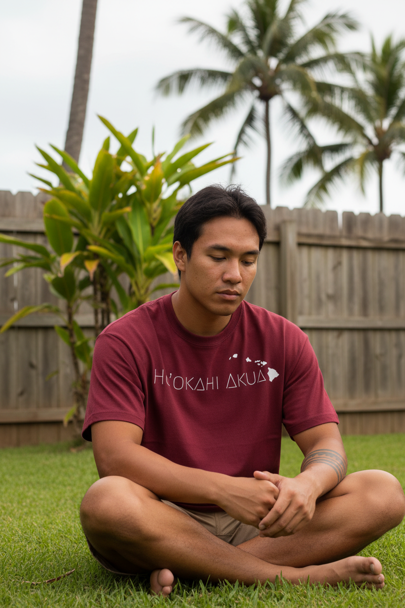 Natural - Man Wine Red Grass Fence