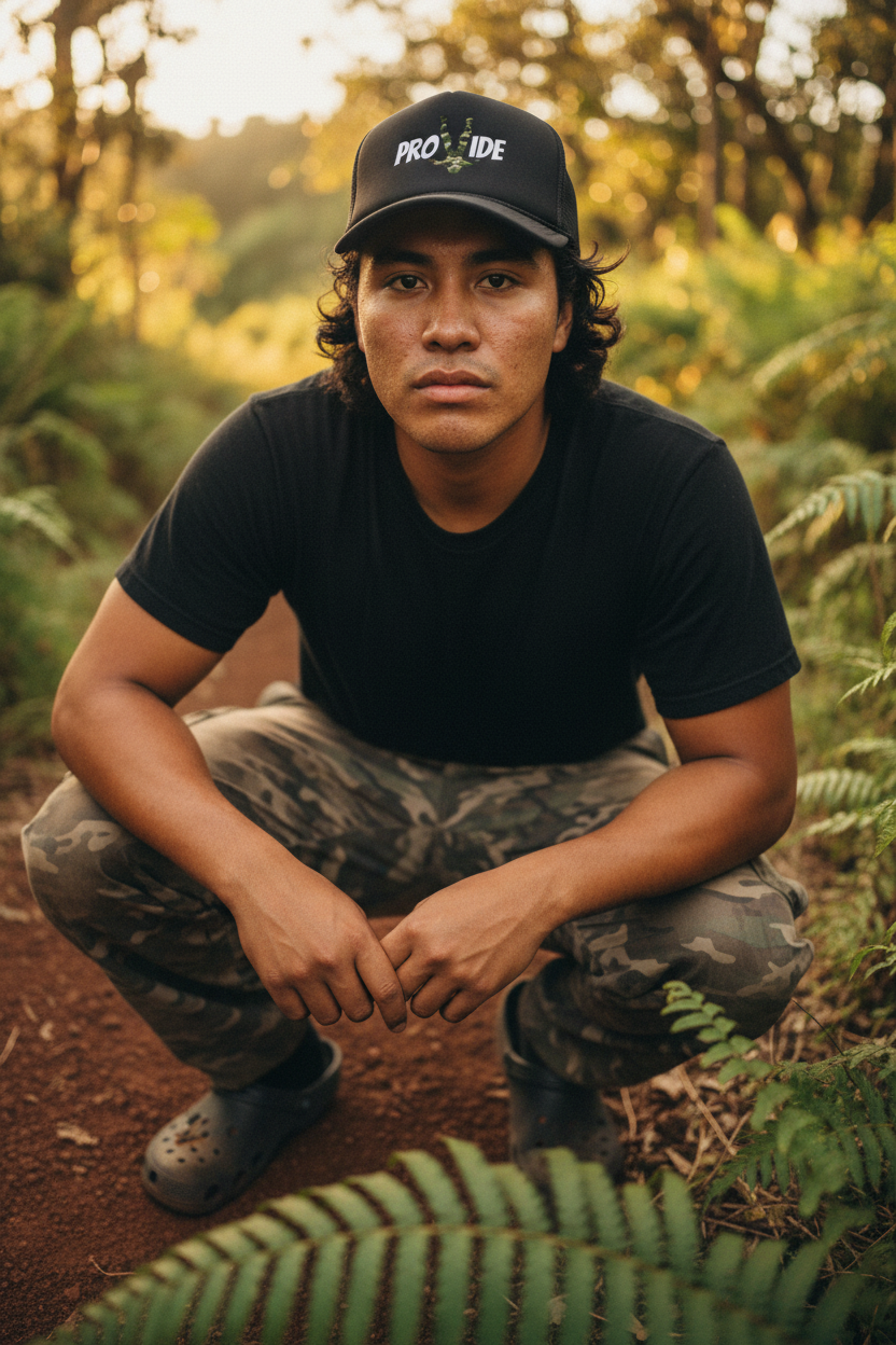 Provide Black – Crouch Look Up