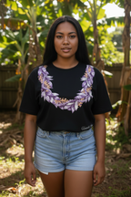 Purple Palaka Lei Tee — Warm Seductive 3