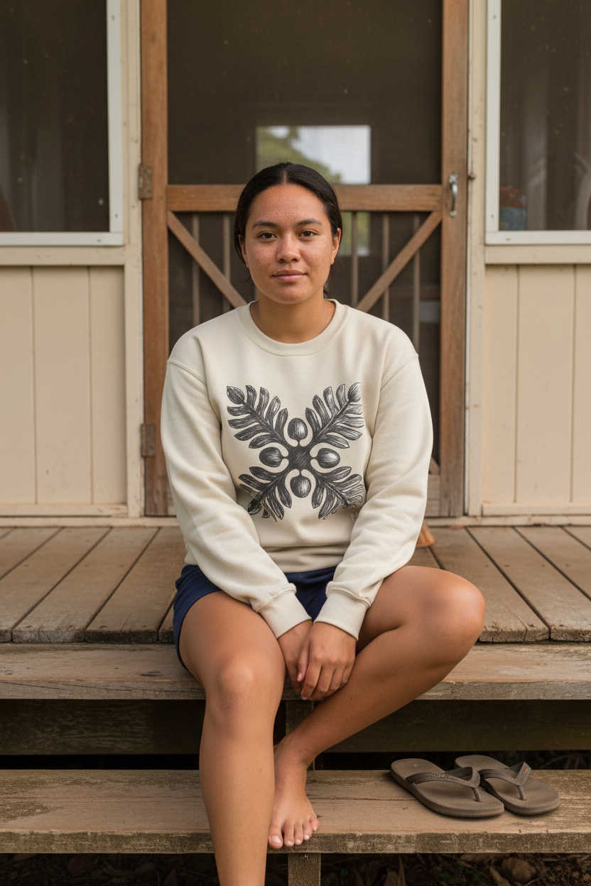 Sand Crewneck Female - Steps
