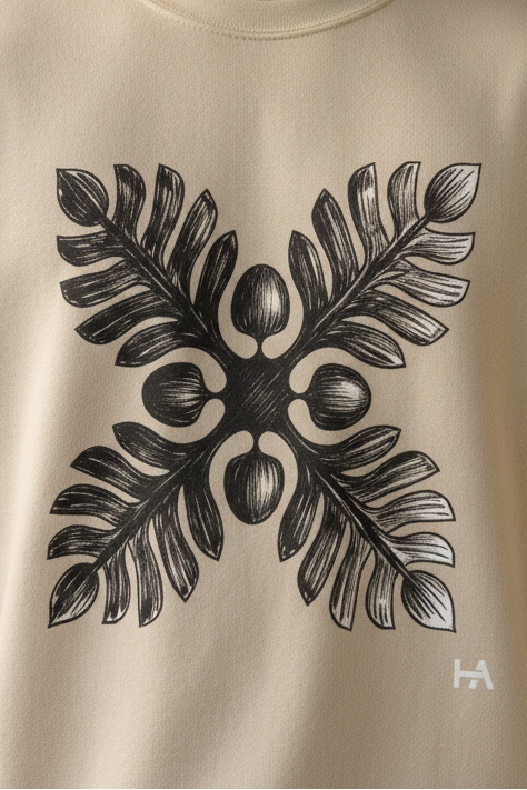 Sand Crewneck Male Close-up