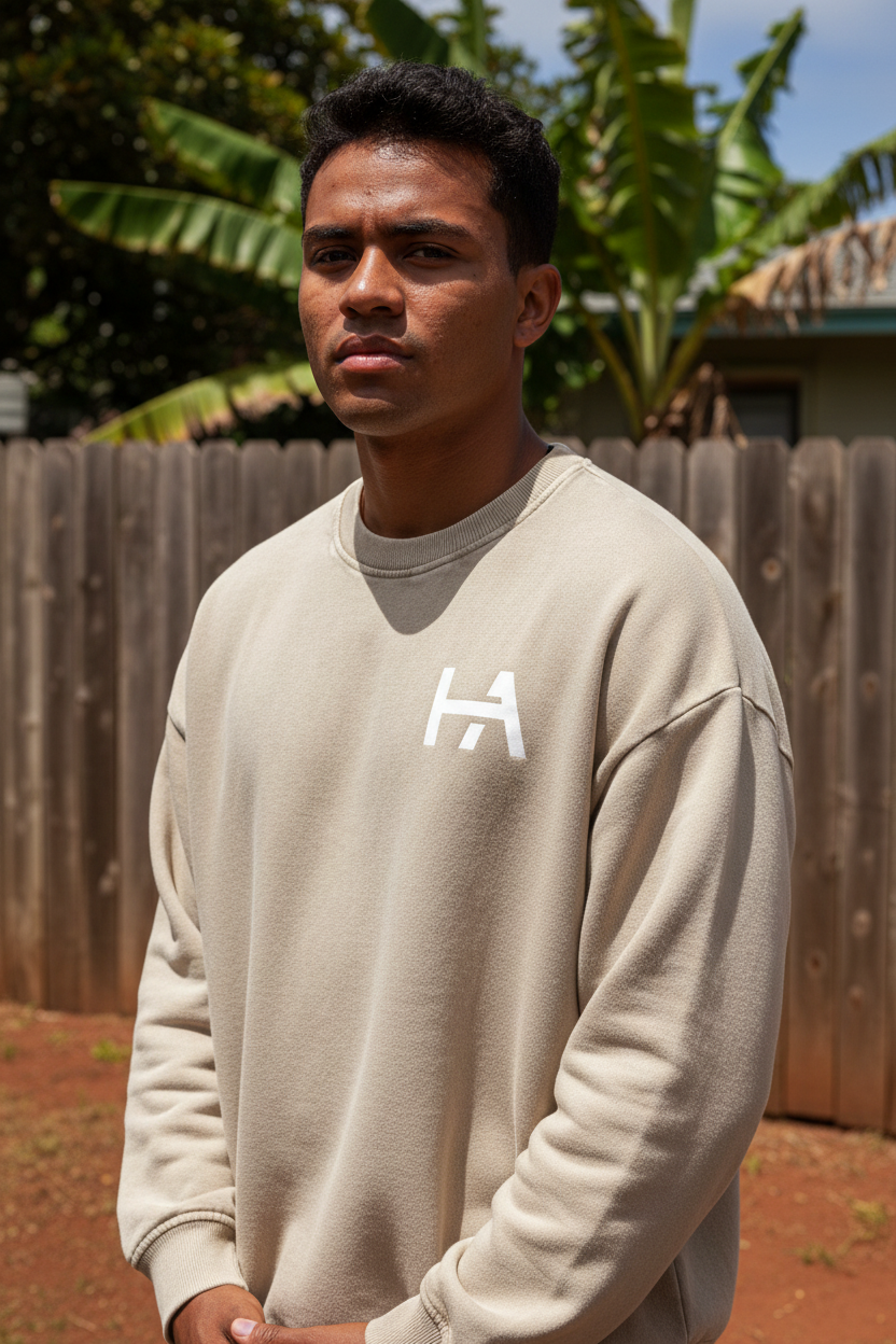 Solo Crewneck - Man Beige