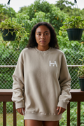Solo Crewneck - Woman Beige Lanai